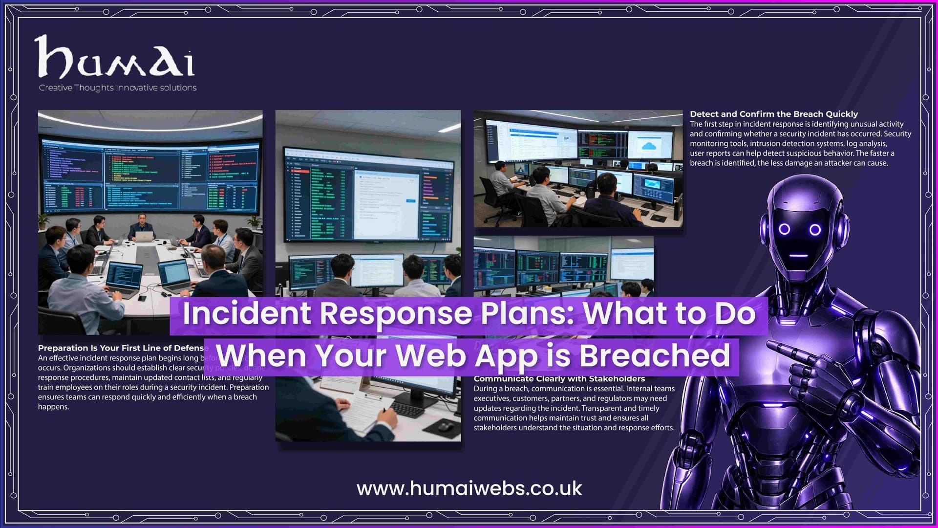 Incident Response Plans: What to Do When Your Web App is Breached
